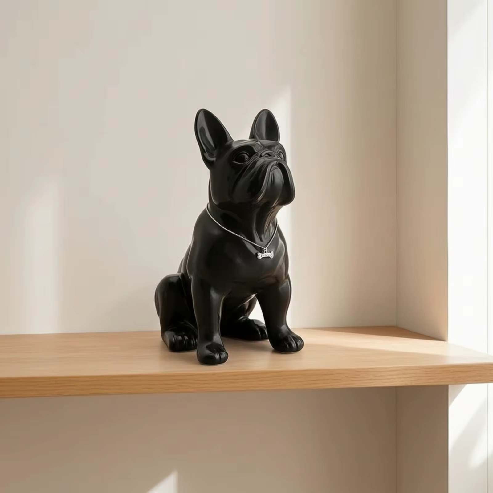 Estatua Decorativa de Bulldog Francés – Figura para Hogar de Perros - imagen 5