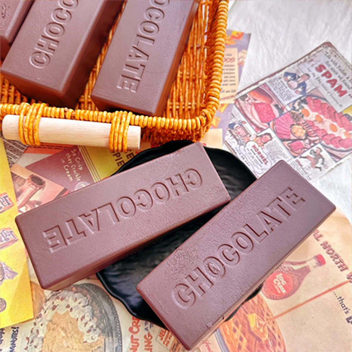 Juguete antiestrés sensorial con aroma a chocolate para gatos y perros - imagen 2