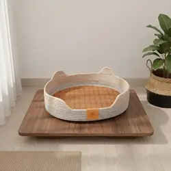 Hamaca para Gatos de Algodón – Cama Colgante Acogedora y Duradera