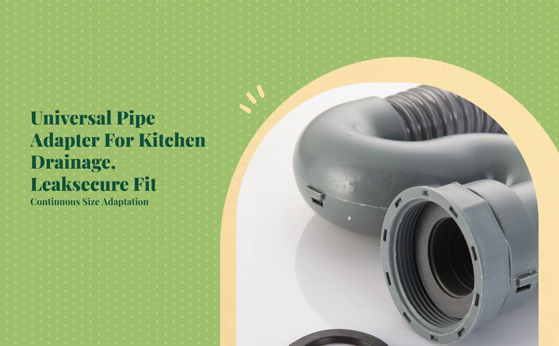 Acoplamiento de PVC Ajustable para Tuberías – Adaptador Resistente a la Oxidación - imagen 3