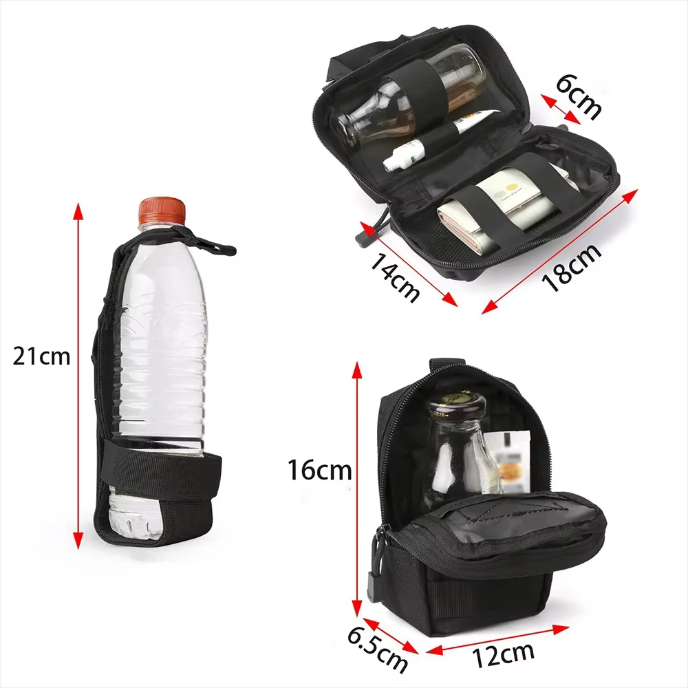 Bolsa lateral para chaleco canino