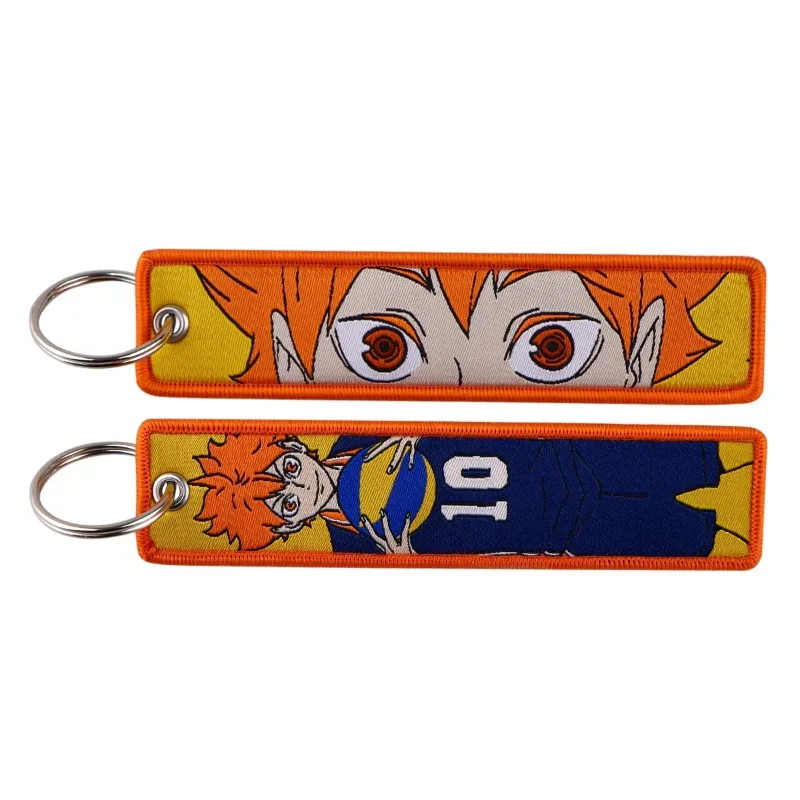 Llavero bordado Haikyuu kawaii de anime japonés de voleibol