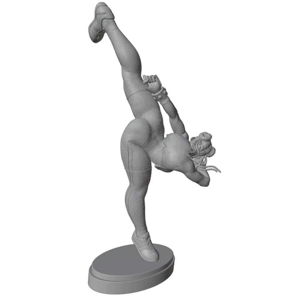 Figura Anime 3D 1/24 75 mm Kit Modelismo Sin Pintar - imagen 3