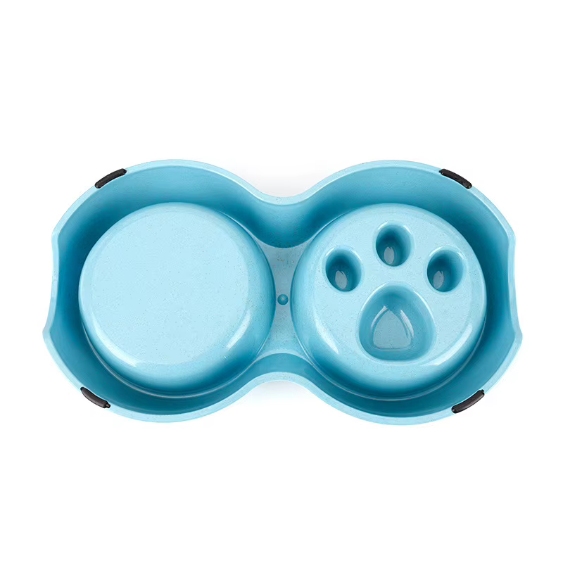 Comedero doble antideslizante para perros y gatos pequeños y medianos - imagen 4