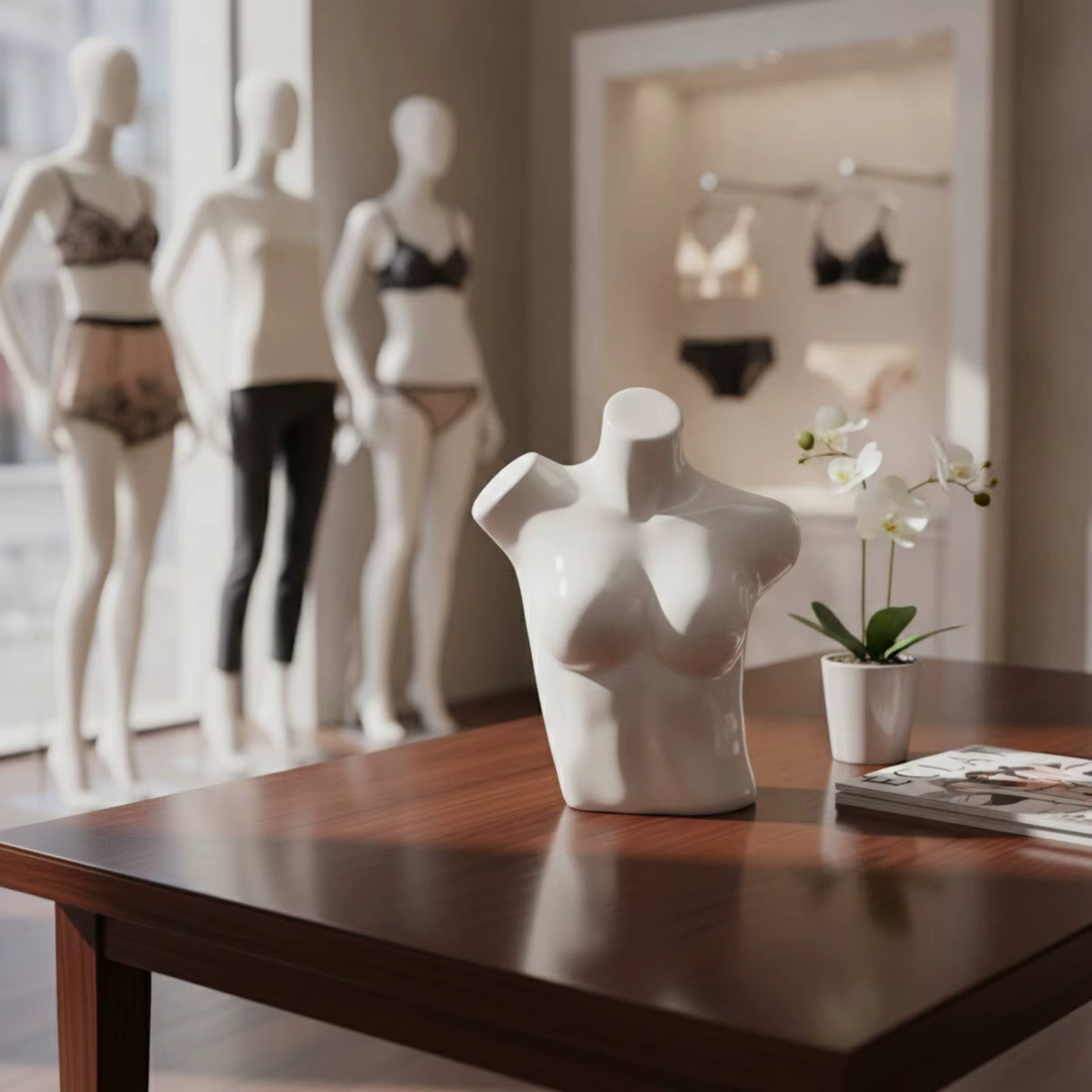 Maniquí exhibición para collares de gato y perro con base resistente - imagen 4