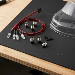 Kit de Faros LED 5mm para Vehículos RC – Iluminación Nocturna Universal