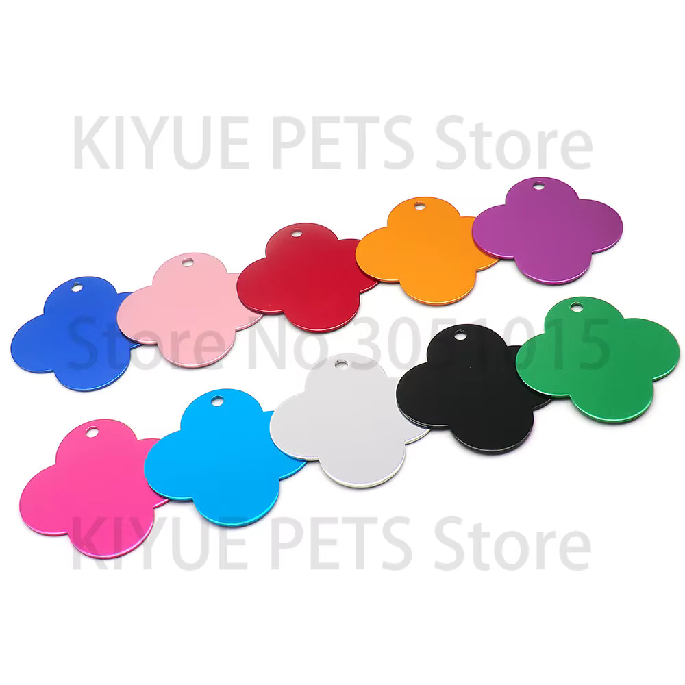 Placa identificativa con nombre grabado para gatos y perros