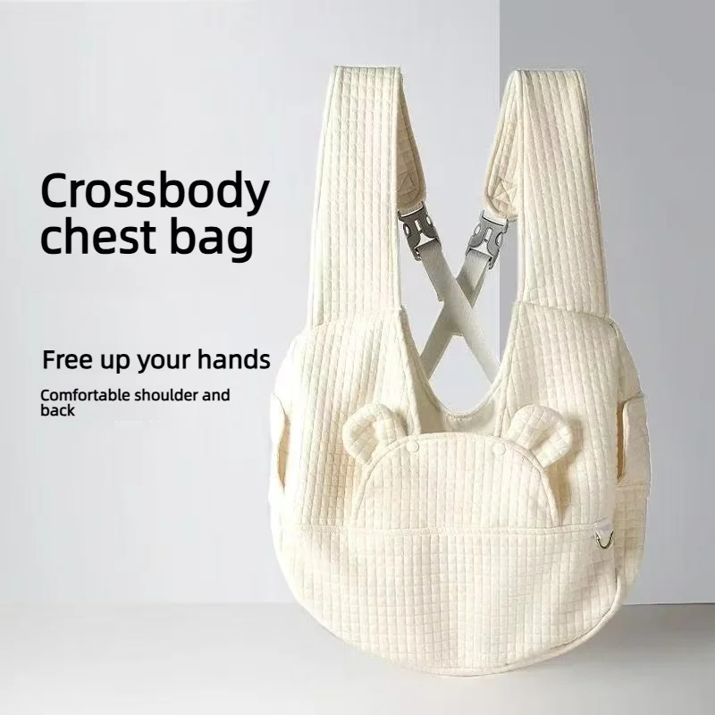 Bolso bandolera suave y transpirable para gatos y perros pequeños - imagen 5