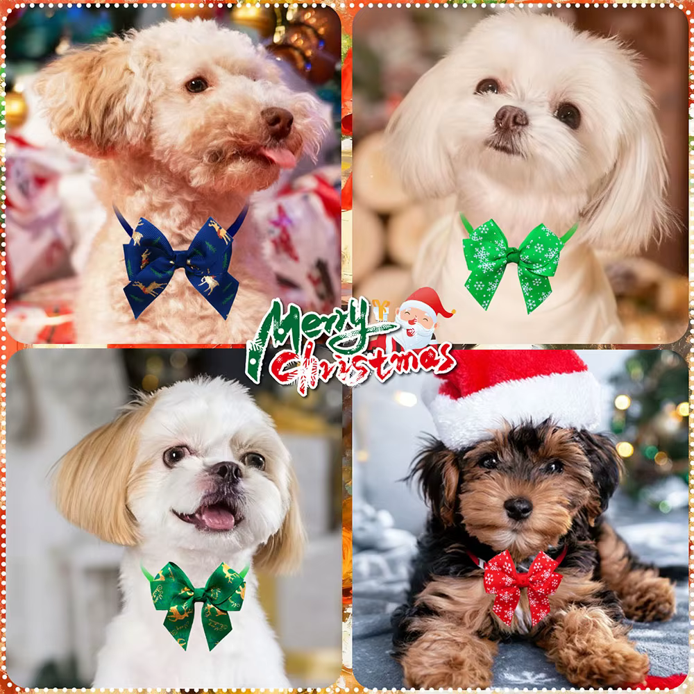Pack lazos ajustables para perros – Accesorios de invierno y Navidad - imagen 2
