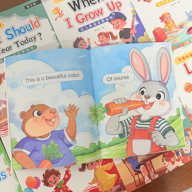 Serie de libros ilustrados inglés-español para preescolar con audio - imagen 3