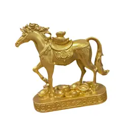 Estatua decorativa de caballo en resina – Adorno para estantería y repisa