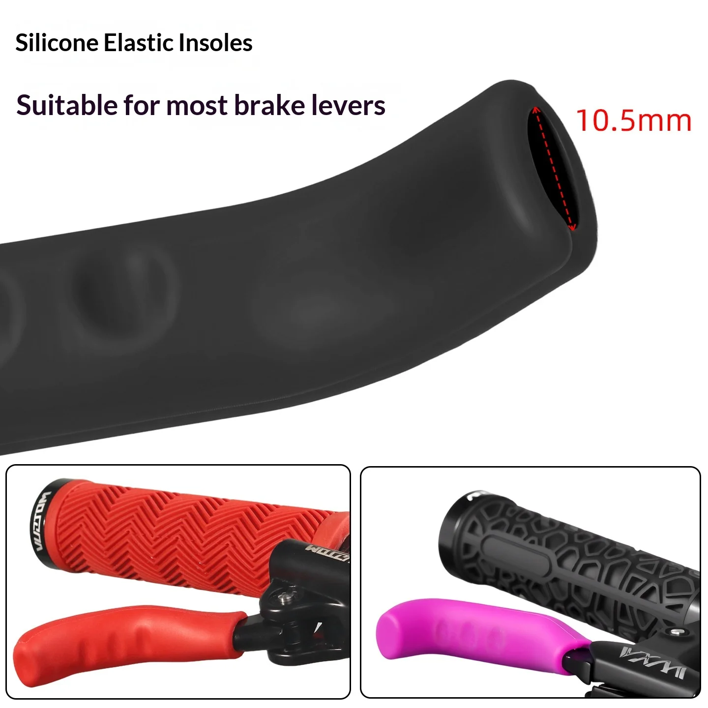Protector de frenos MTB de silicona para manetas de bicicleta - imagen 4