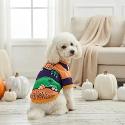 Camiseta Halloween para perros y gatos – Diseño monstruo y araña
