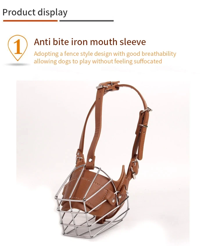 Bozal para Perro, anti-mordidas, ajustable y transpirable