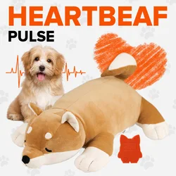 Juguete de peluche con latido para perros: calma y ansiedad
