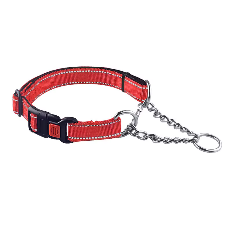 Collar ajustable para perro mediano y grande en acero inoxidable - imagen 3