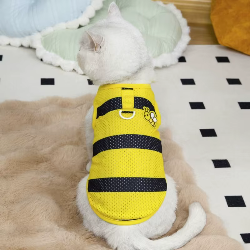 Chaleco de malla refrescante para perro Bichón con abejas - imagen 3