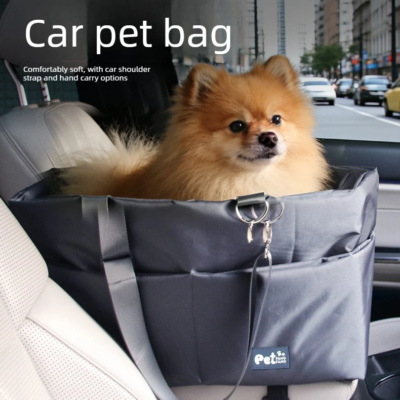 Transportín convertible para gatos y perros – Asiento coche y cama