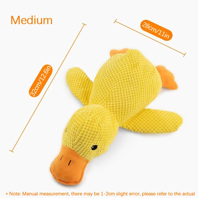 Textura y forma de pato para morder