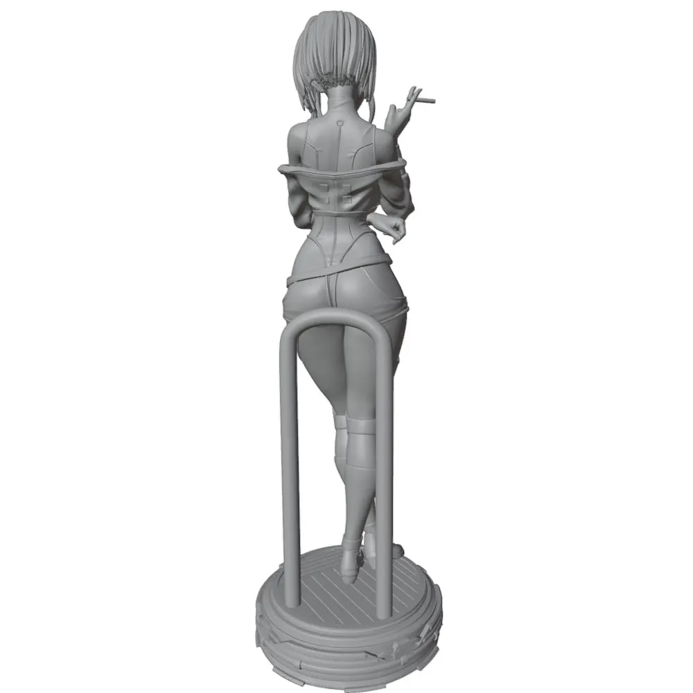 Figura GK Resina 1/24 Chica Sexy 75mm – Miniatura DIY Sin Pintar - imagen 2