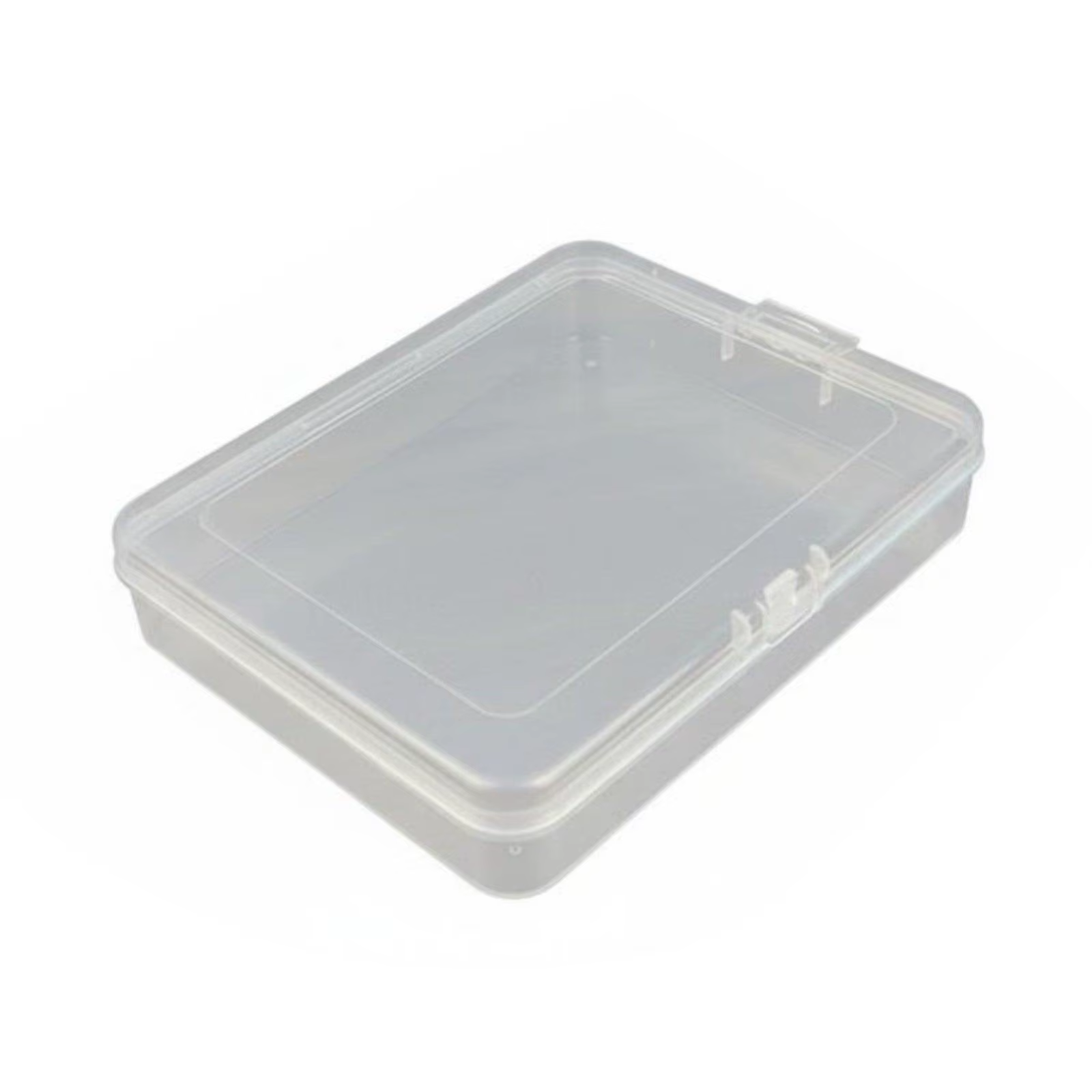 Caja organizadora transparente con tapa para tarjetas y joyas - imagen 4