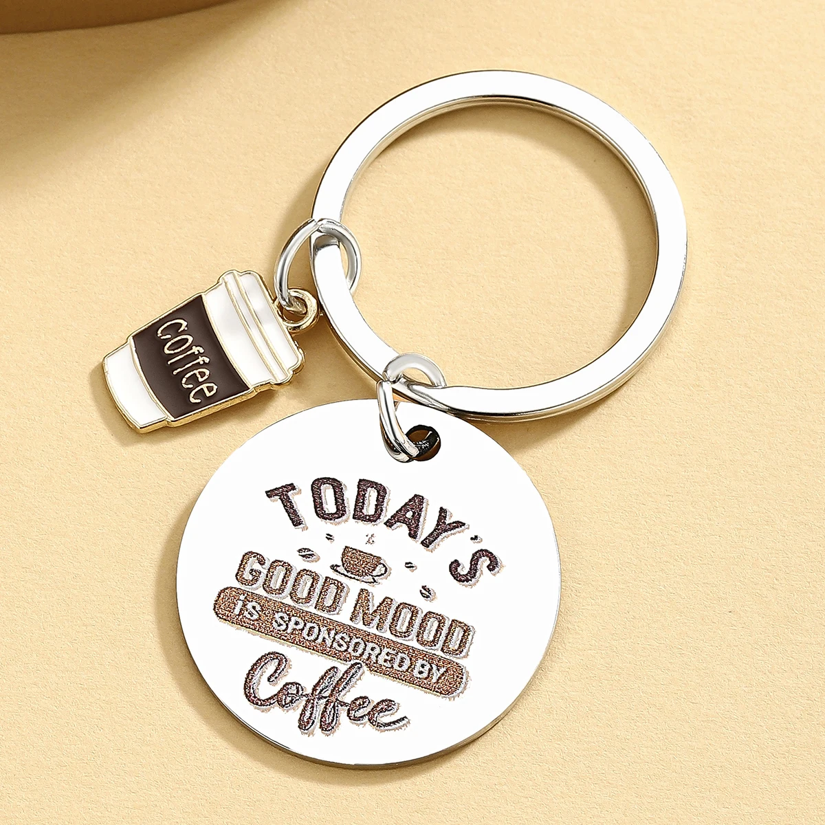 Llavero café para amantes del café, regalo para baristas y parejas - imagen 2