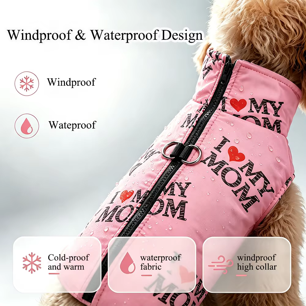 Chaqueta a prueba de viento para perros y gatos pequeños y medianos - imagen 2