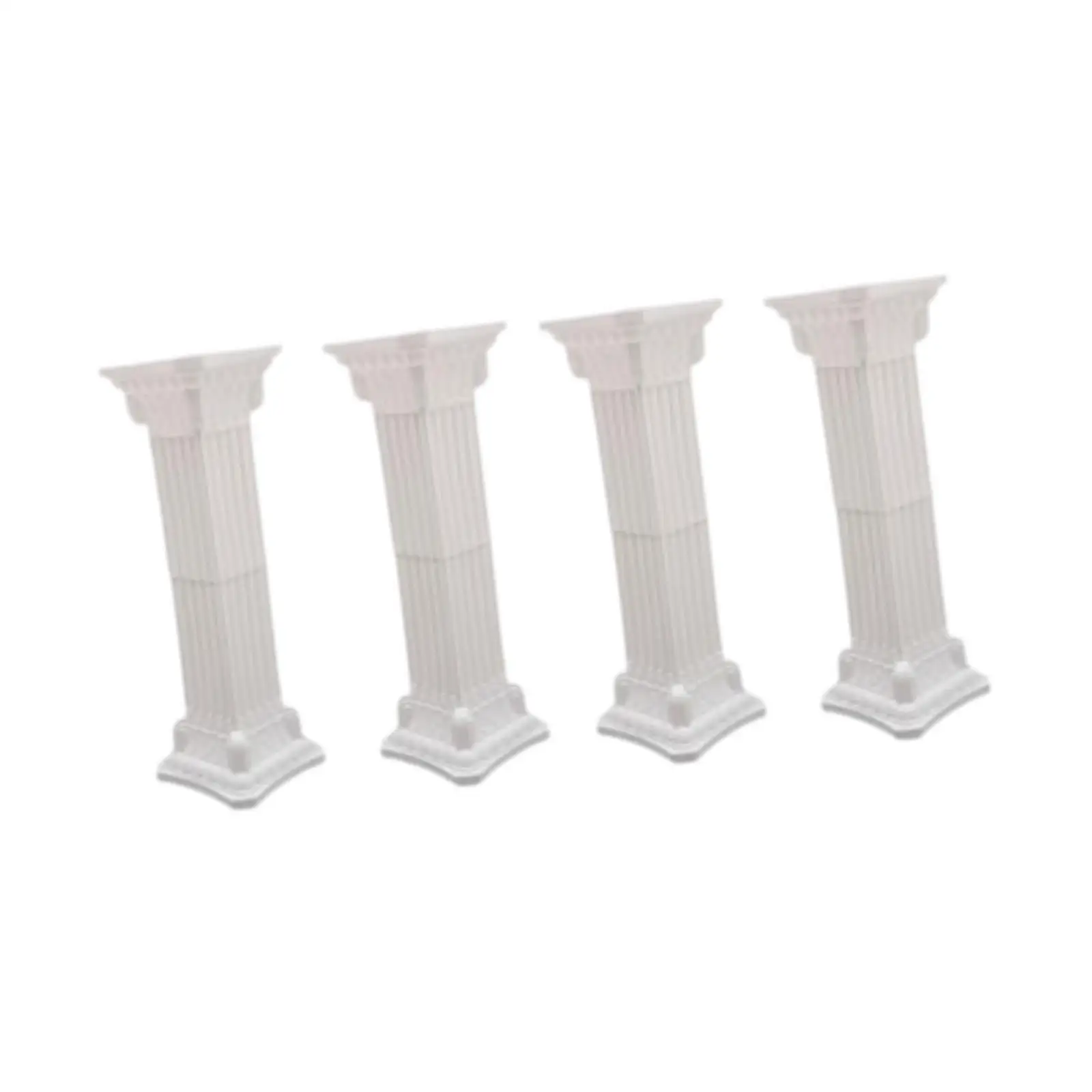 Columnas plásticas blancas para bodas – Soporte flores y globos - imagen 5
