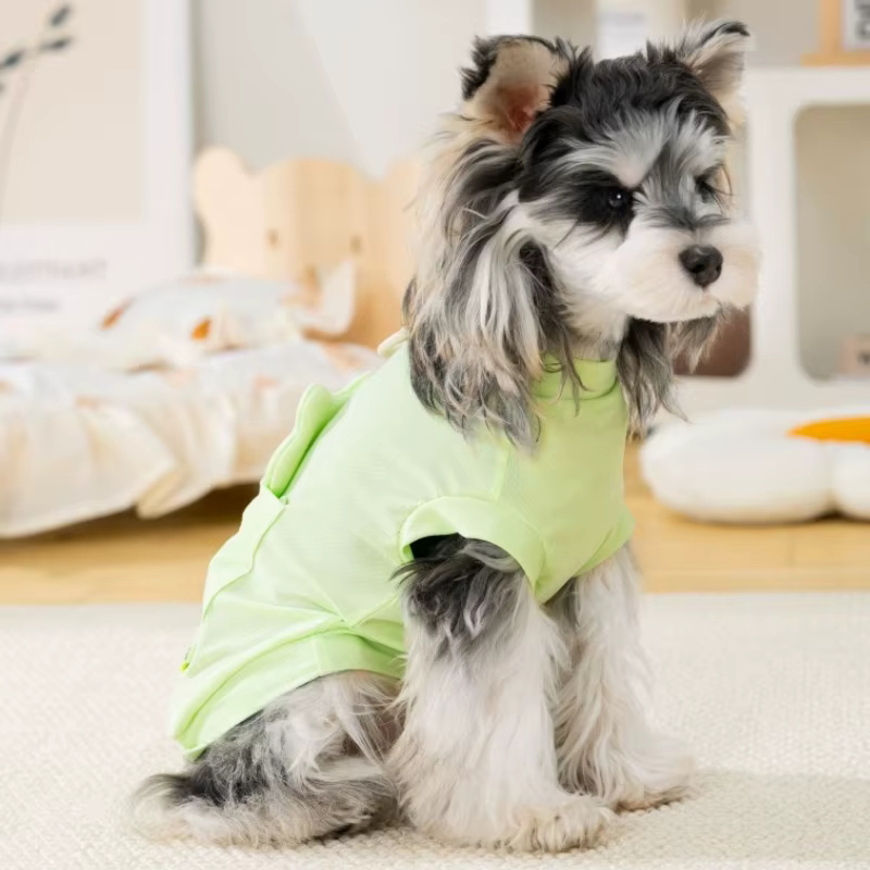 Camiseta de verano para perros y gatos con oso 3D - imagen 2