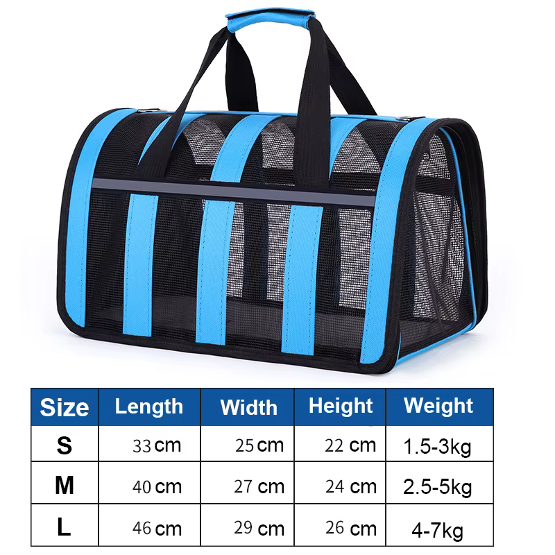 Transportín transpirable para gatos y perros pequeños – Bolsa de exterior verano - imagen 4