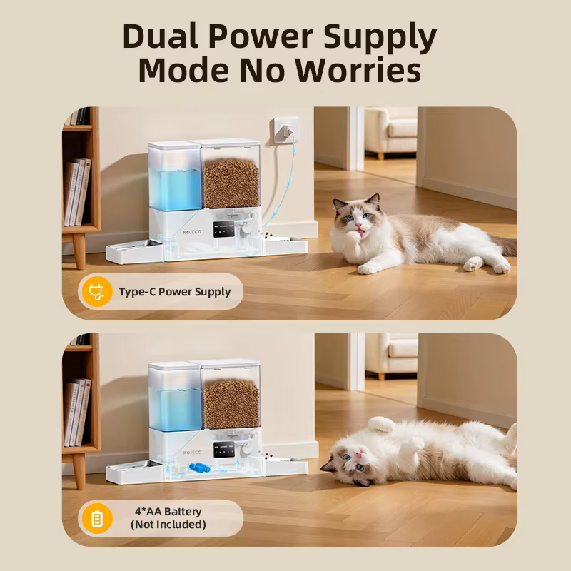 Dispensador automático de comida con cámara para gatos y perros - imagen 5