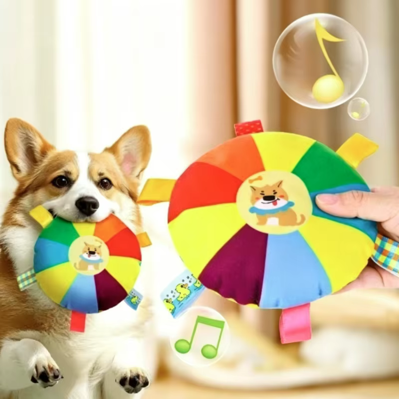 Juguete sonoro de peluche para cachorros – Resiste mordidas - imagen 3