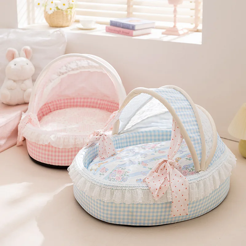 Cama príncipe con valla desmontable para perros - imagen 3