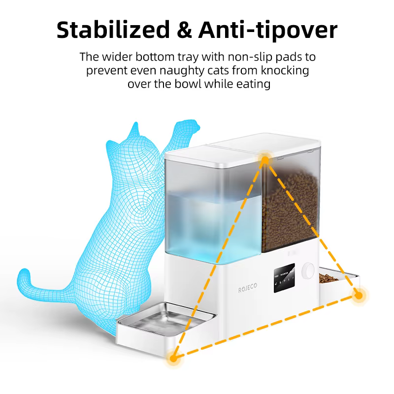Dispensador automático de comida con cámara para gatos y perros - imagen 4