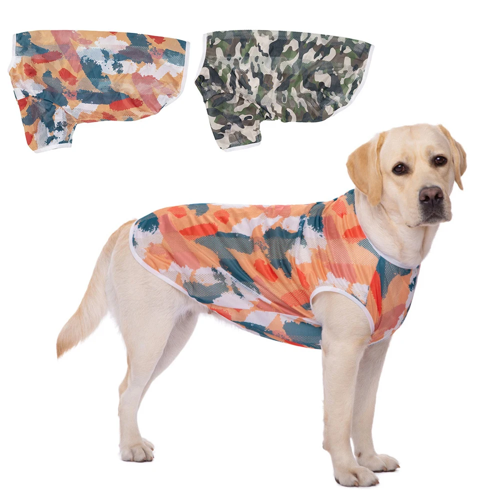 Camiseta para perro tie-dye de secado rápido con protección solar - imagen 3