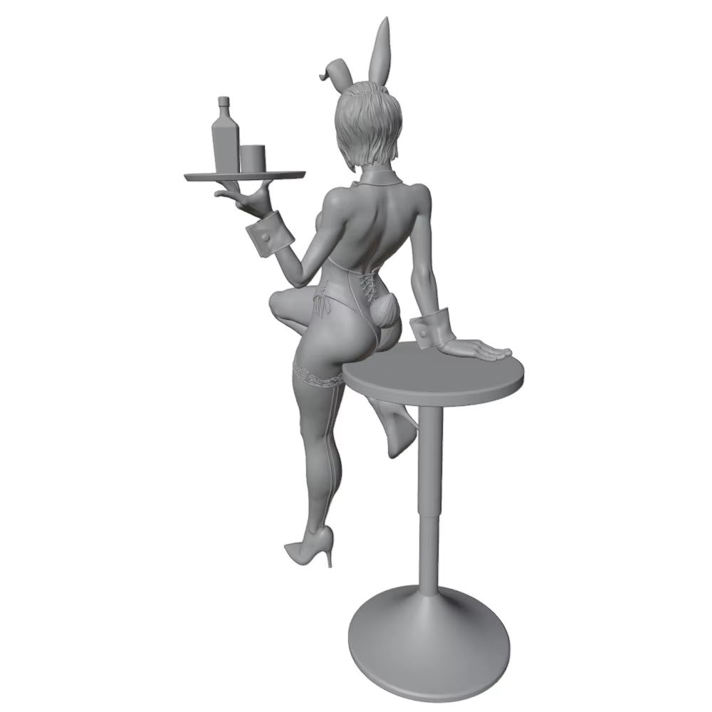 Kit de maqueta 3D DIY figura gris sin montar ni pintar - imagen 5