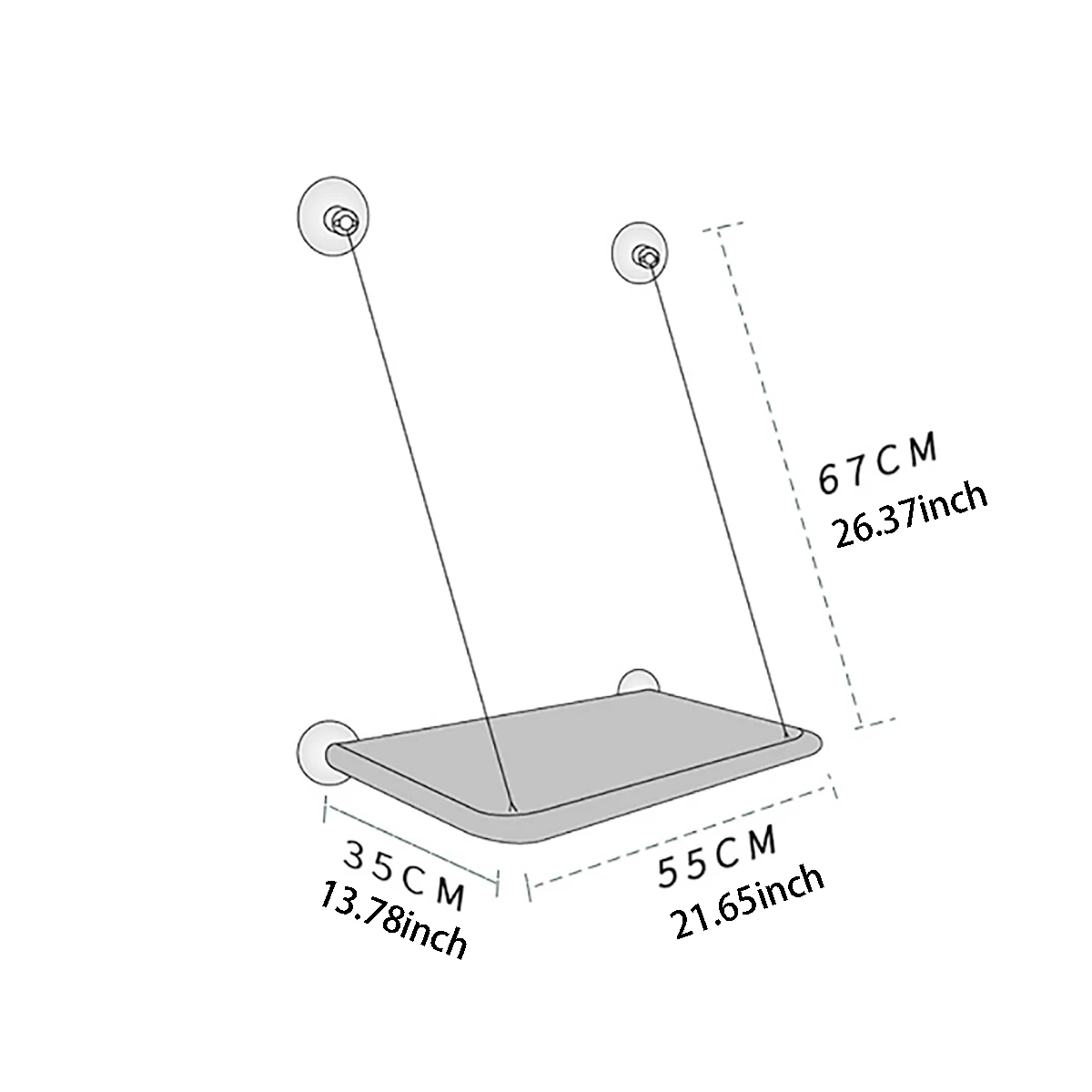 Gato usando la hamaca