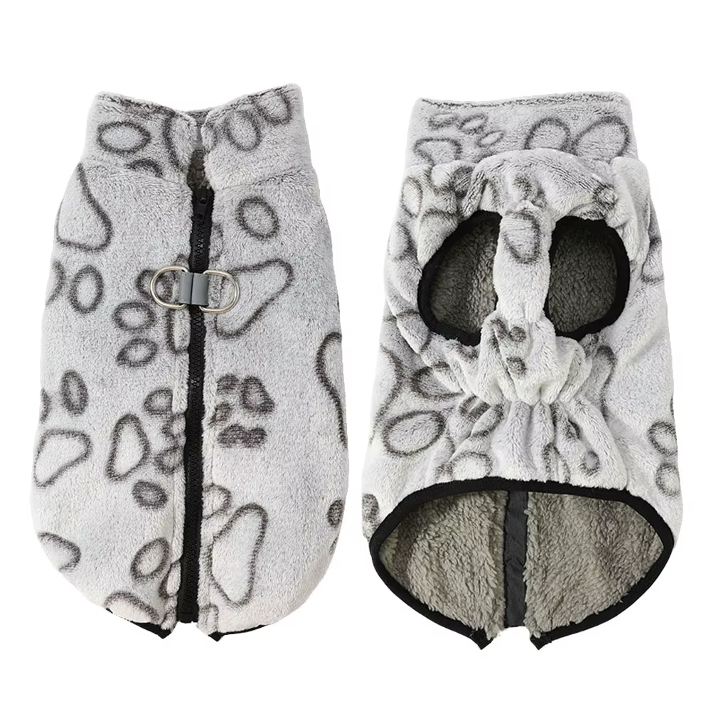 Chaqueta abrigo invierno para perros pequeños y gatos – forro polar - imagen 2