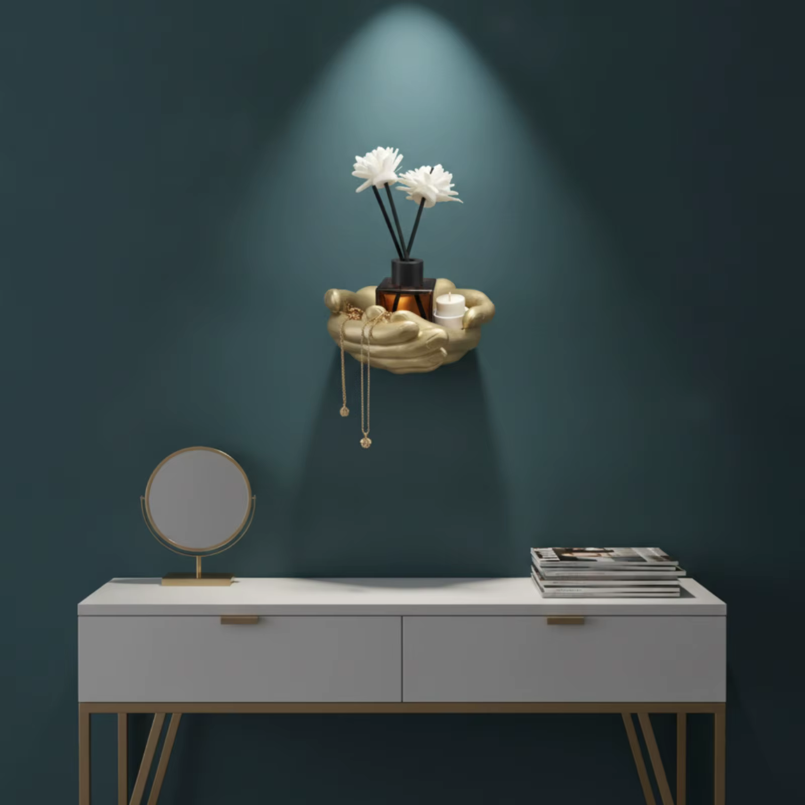 Jarrón de pared escultural moderno para casas con gatos y perros - imagen 4