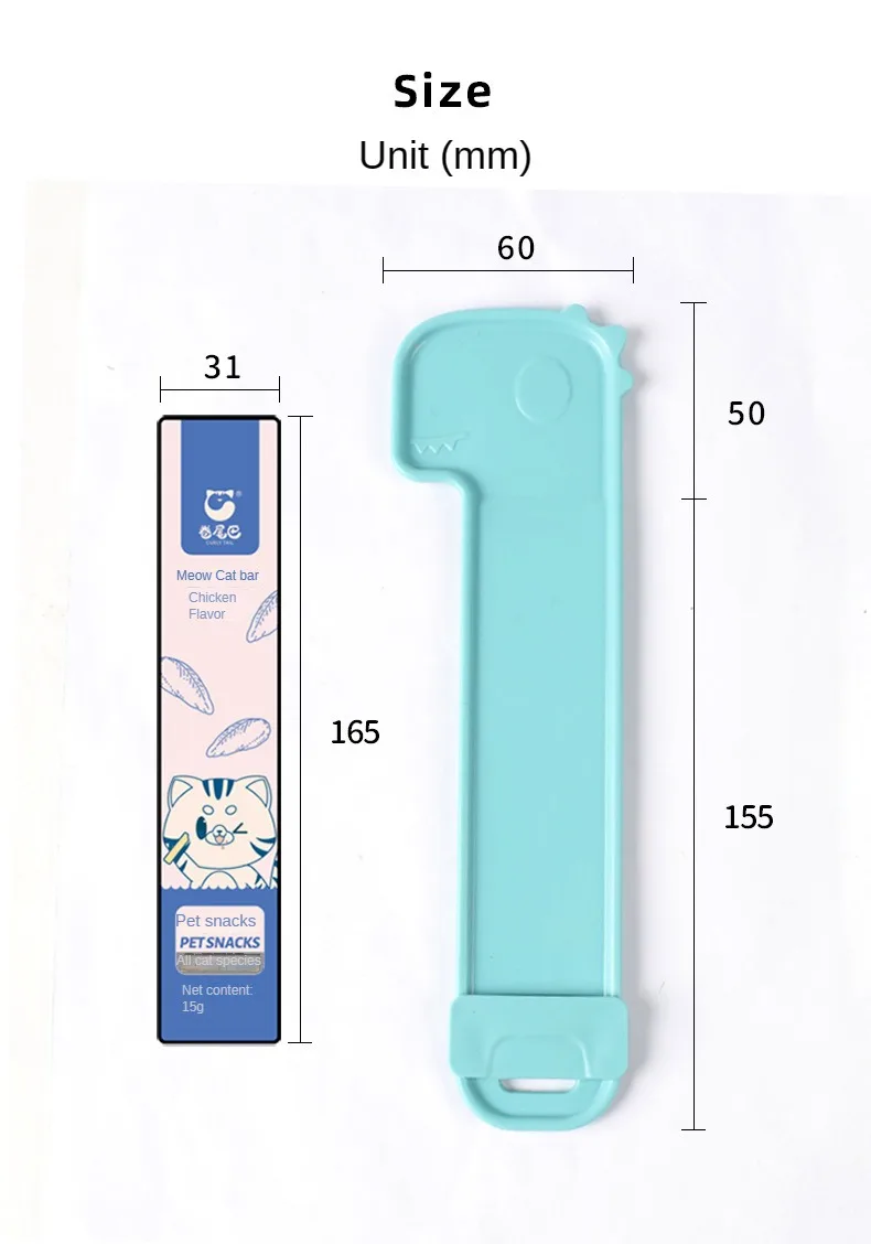 Cuchara dispensadora multiusos para alimentación de mascotas