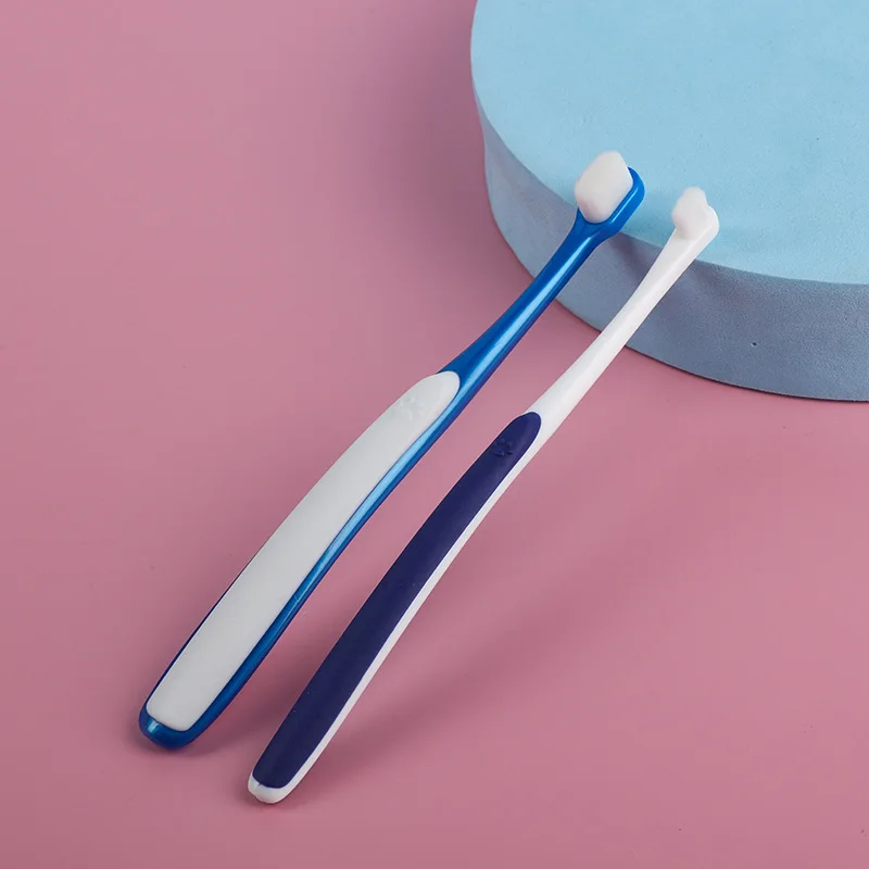 Cepillo dental mini para perros con mango ergonómico