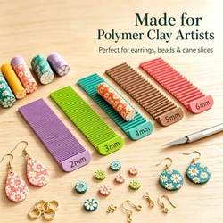 Anillos guía apilables para rodillo de arcilla – Repostería y manualidades