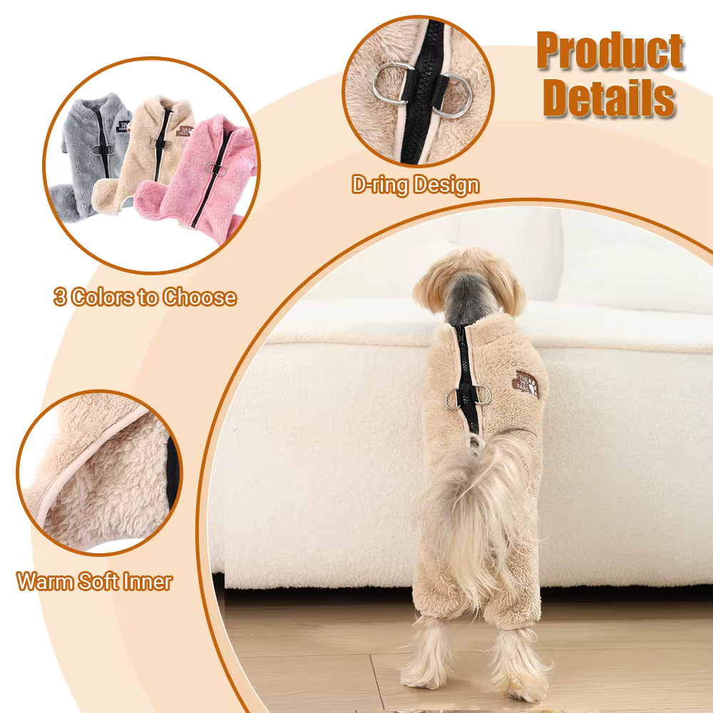 Peto polar cálido para perros y gatos pequeños, chihuahua invierno