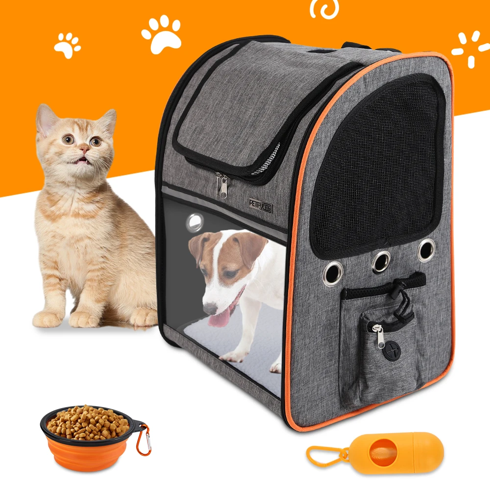 Mochila transportín para perros y gatos pequeños y medianos - imagen 2