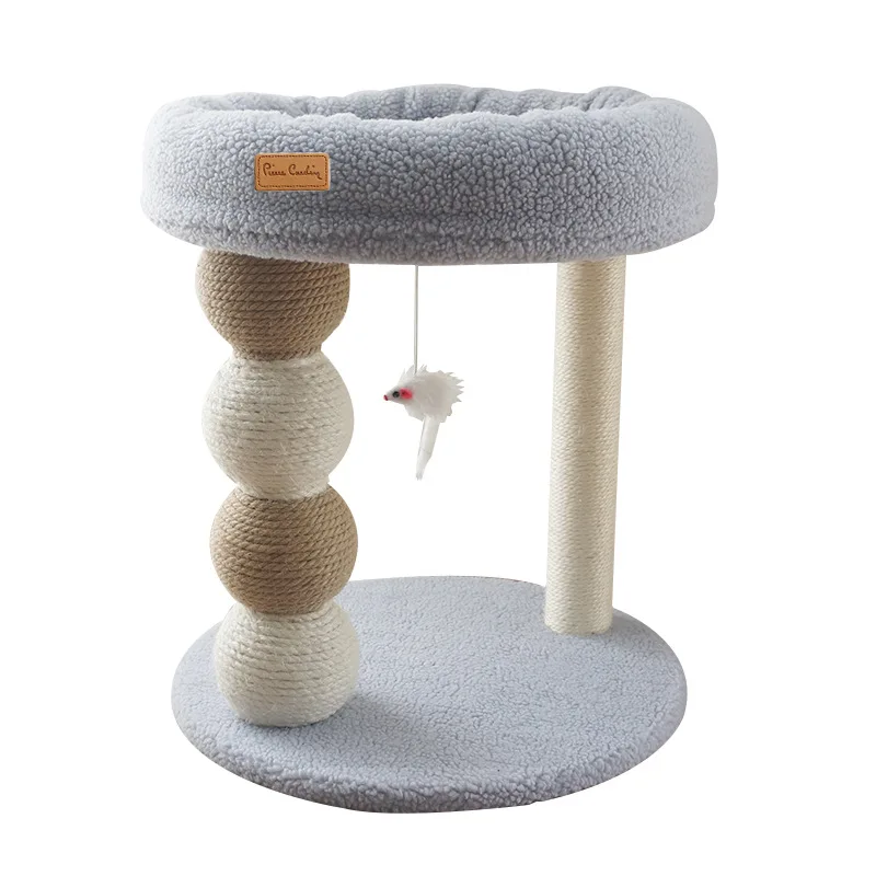 Árbol japonés minimalista con poste de sisal