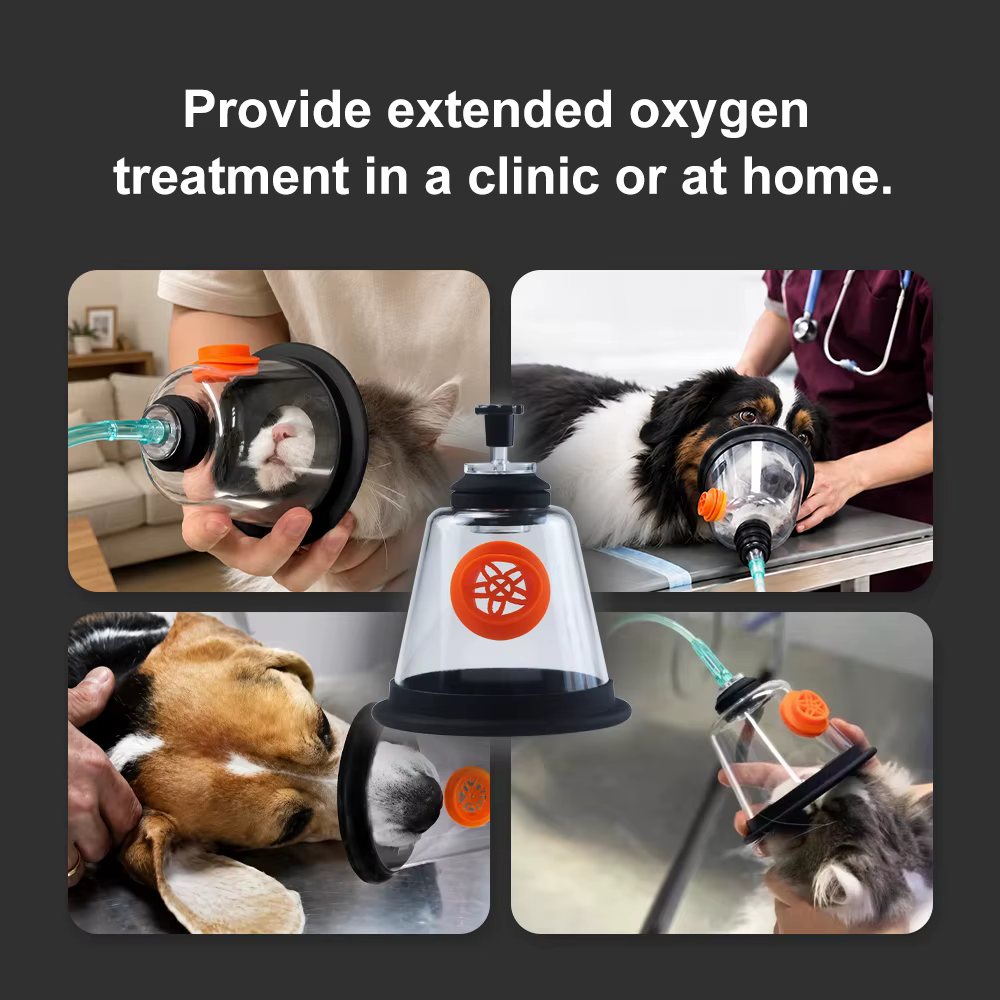 Mascarilla de oxígeno atomizadora para perros y gatos - imagen 5