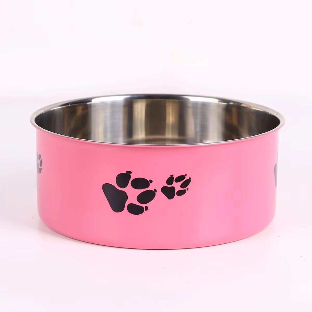 Tazón para perros de acero inoxidable con huella de dibujos - imagen 4