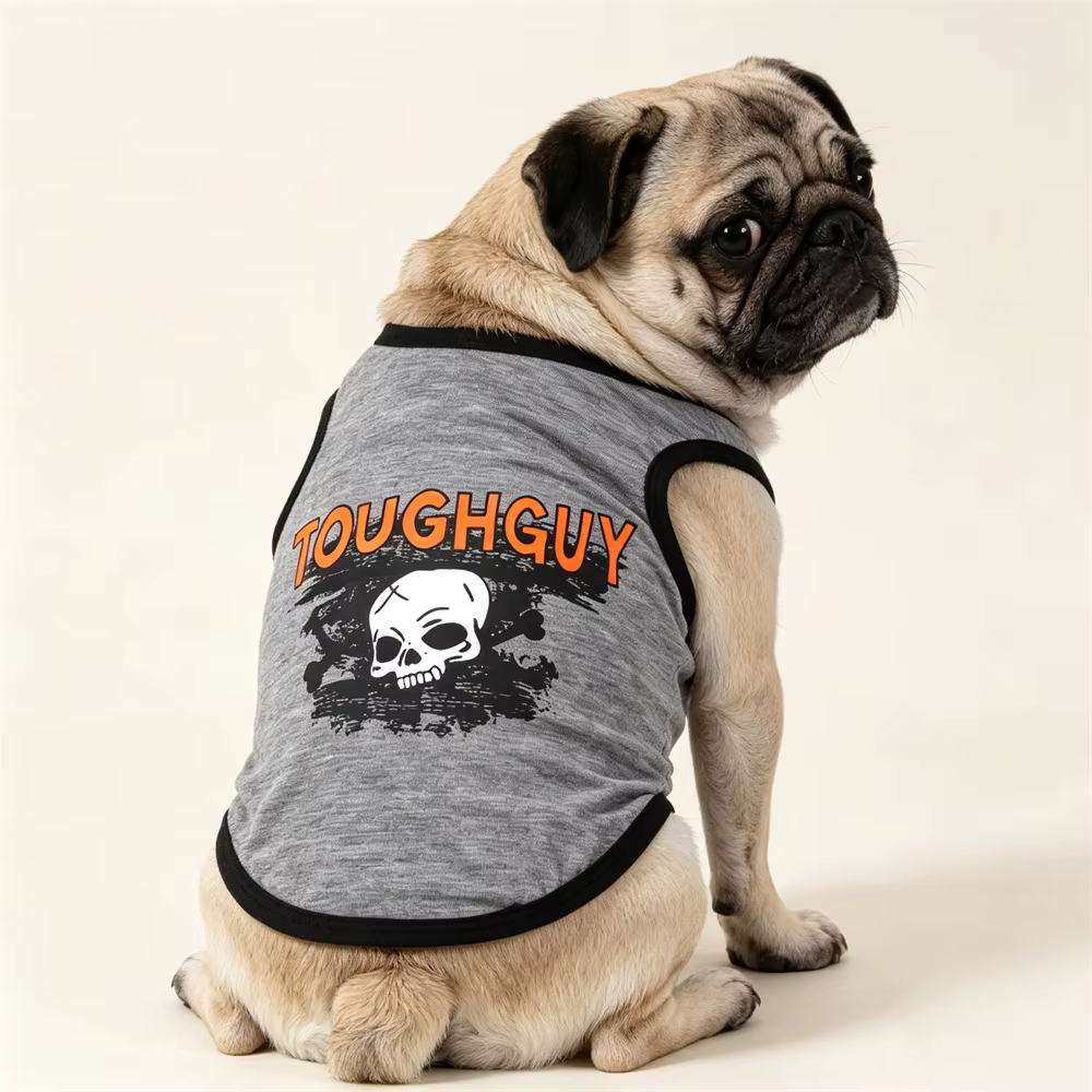 Chaleco Punk Calavera para Gatos y Perros Pequeños – Ropa Verano - imagen 5