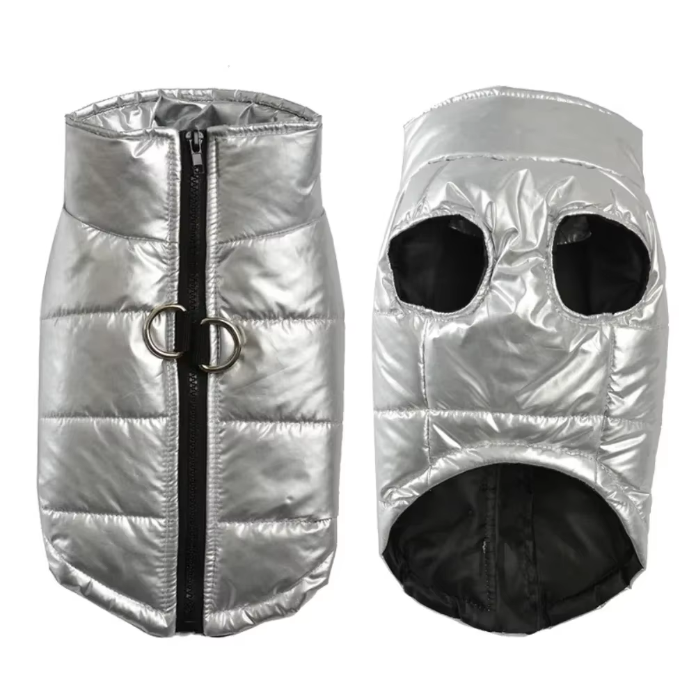 Chaleco impermeable en azul