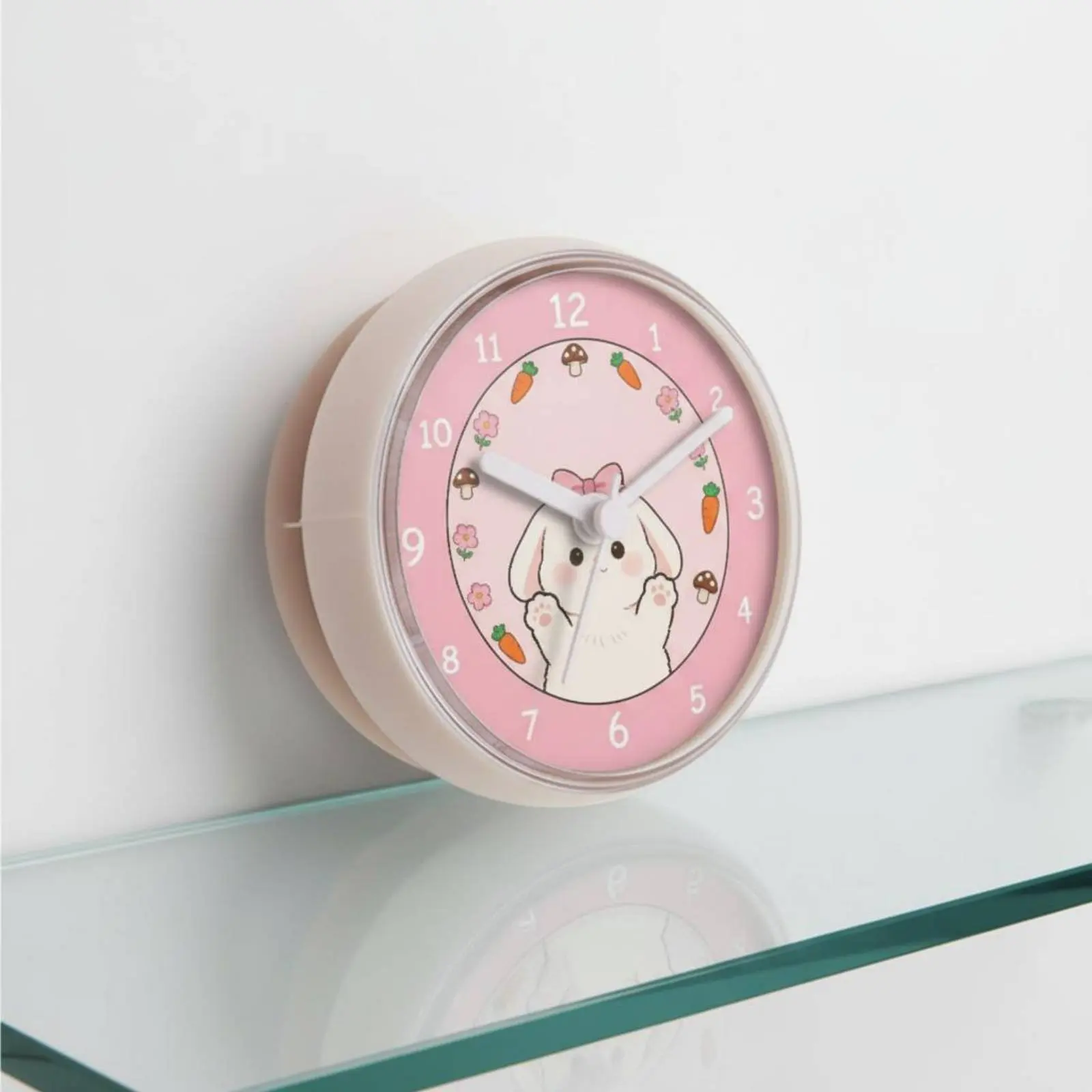 Reloj de ducha con ventosa impermeable conejito para gatos y perros - imagen 3